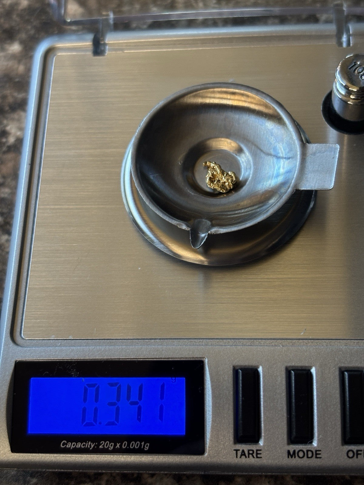 Unique Alaskan Klondike Gold Nugget 0.341g Placer Gold💥🔥🔥💥