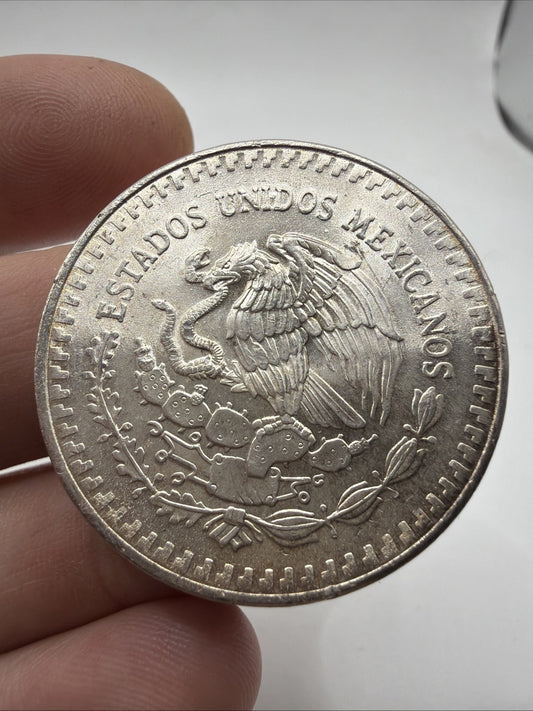1982 Mexico Libertad Onza Pura Plata 1 oz .999 Silver Coin1