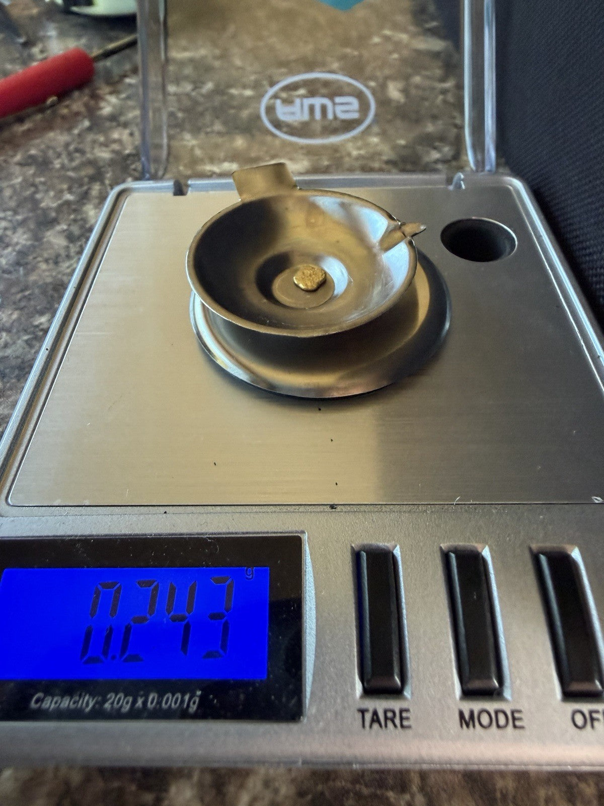Natural Bering Sea Gold Nugget  .243g Gold💥🔥💥🔥