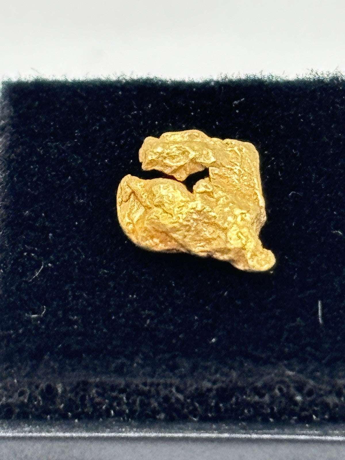 Natural Chunky Alaskan Klondike Gold Nugget 0.354g Placer Gold💥🔥💥🔥