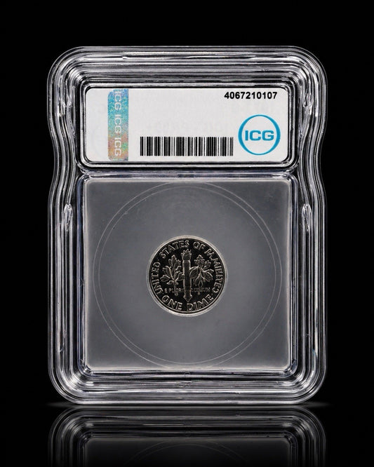 1973 S Roosevelt 10 Cent Dime - ICG Certified PR69+ -
