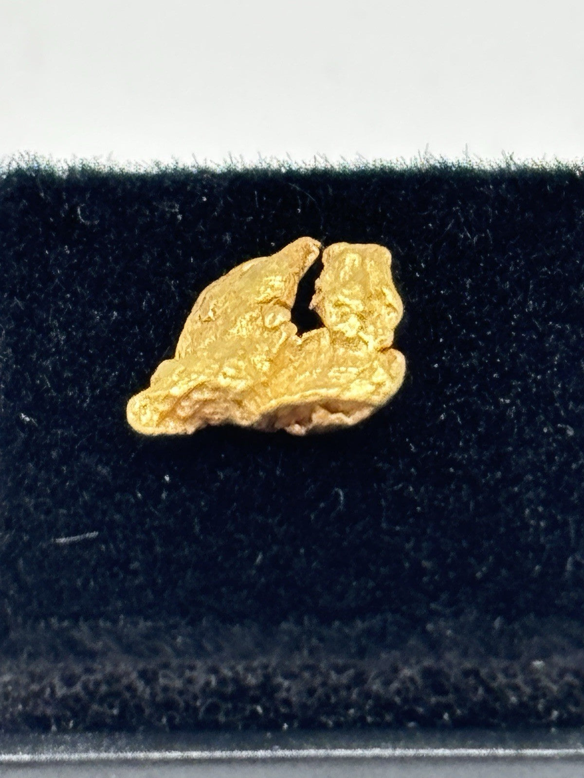 Natural Chunky Alaskan Klondike Gold Nugget 0.354g Placer Gold💥🔥💥🔥