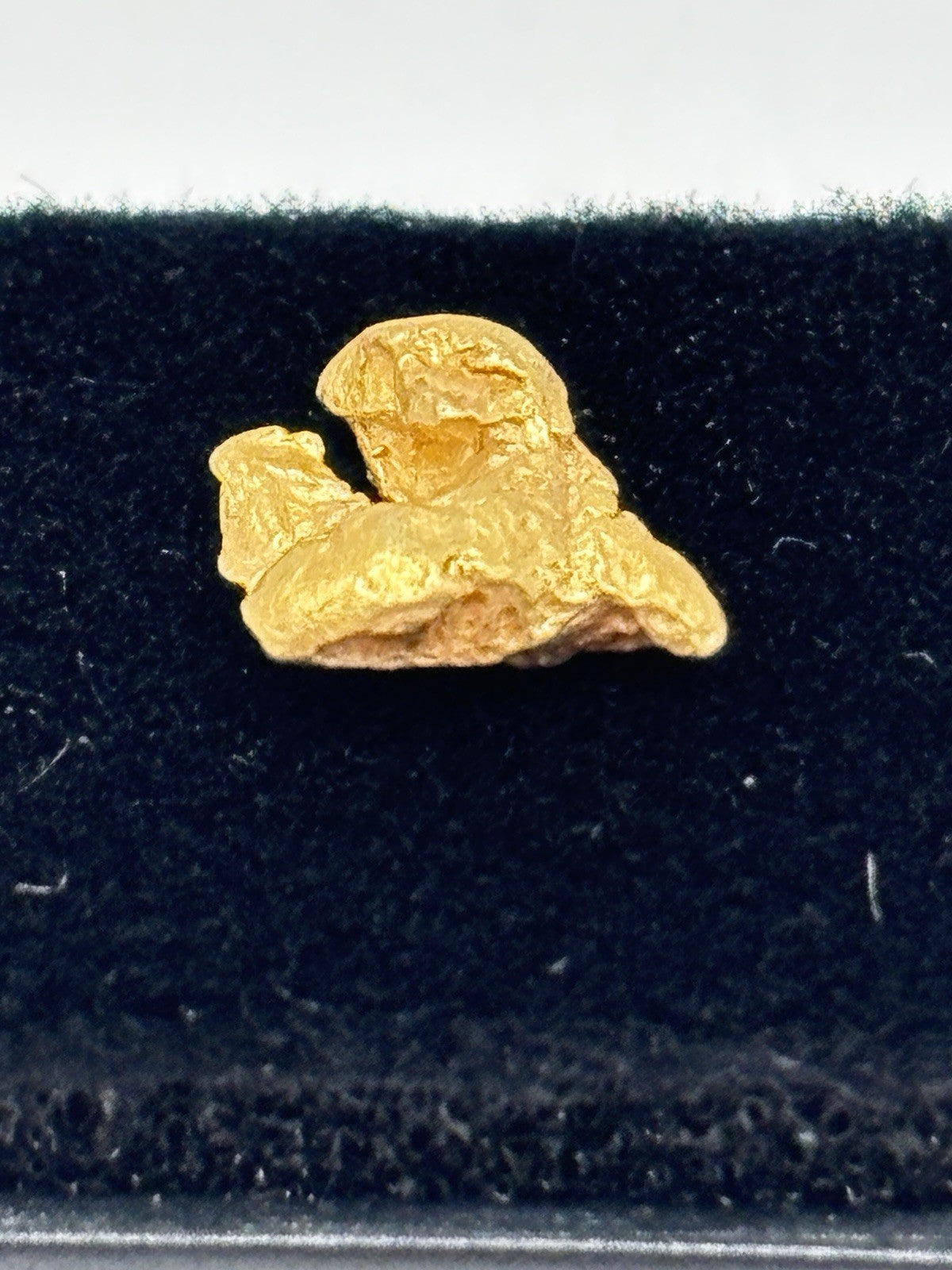Natural Chunky Alaskan Klondike Gold Nugget 0.354g Placer Gold💥🔥💥🔥
