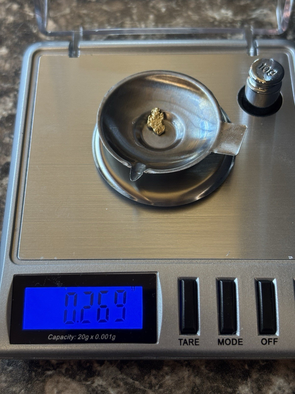 Alaskan Klondike Gold Nugget 0.268g Placer Gold💥🔥🔥💥