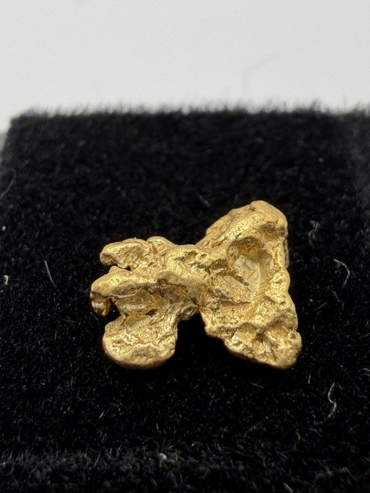 Beautiful Chunky Australian Gold Nugget 0.686 Gram Placer Gold  Highest Purity0