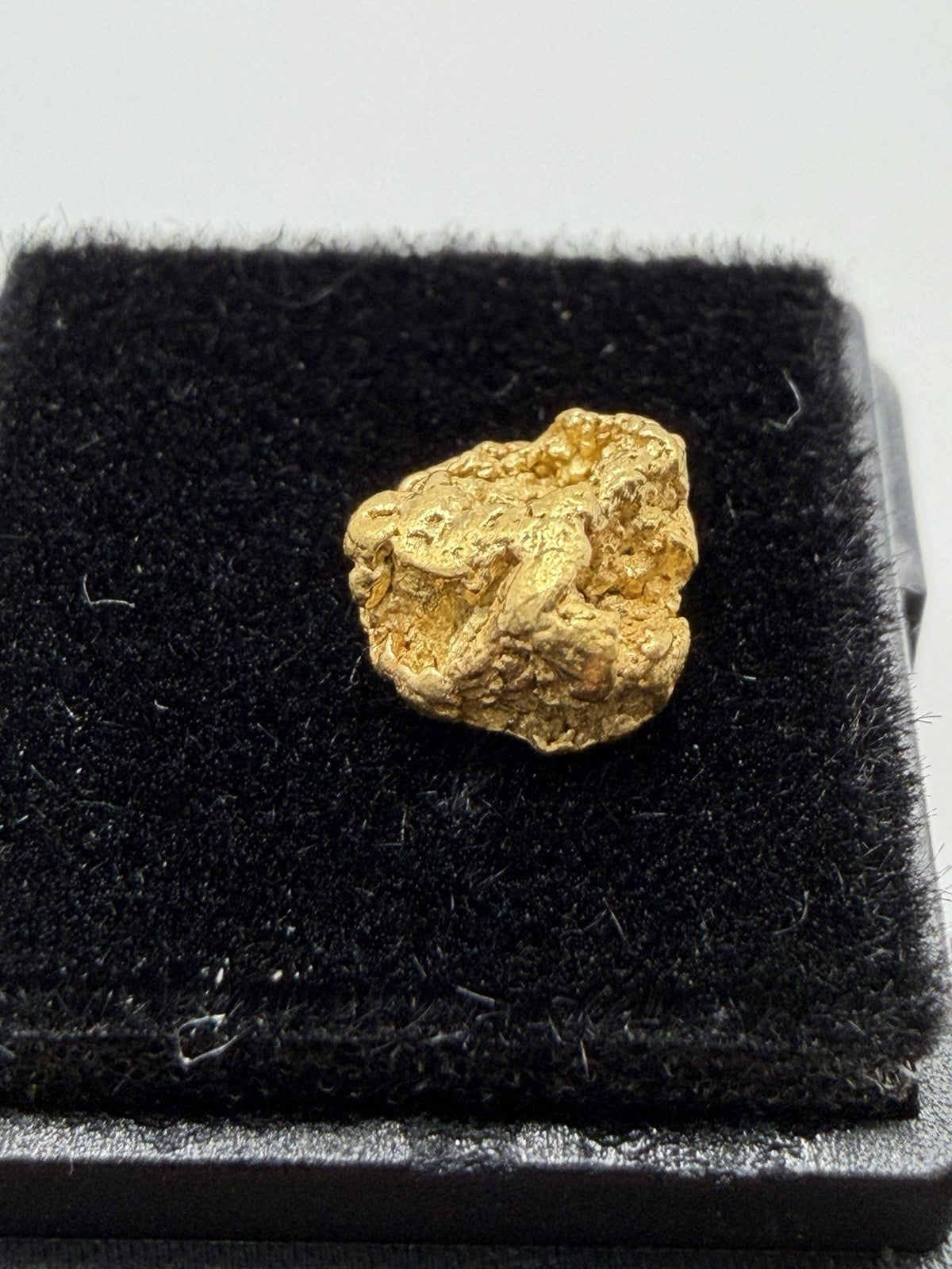 Natural Chunky Trinity River CA Gold Nugget 0.502g Placer Gold    0